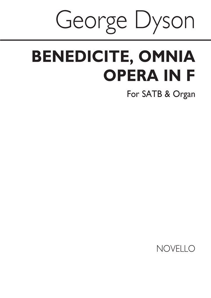 Benedicite In F
